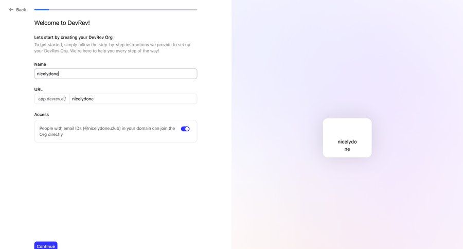 DevRev
			     ux ui design