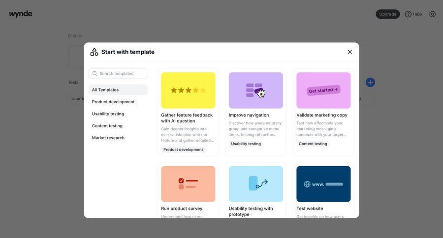 Wynde
			     ux ui design