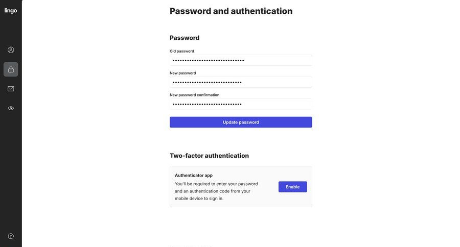 Lingo
			          ux ui design
