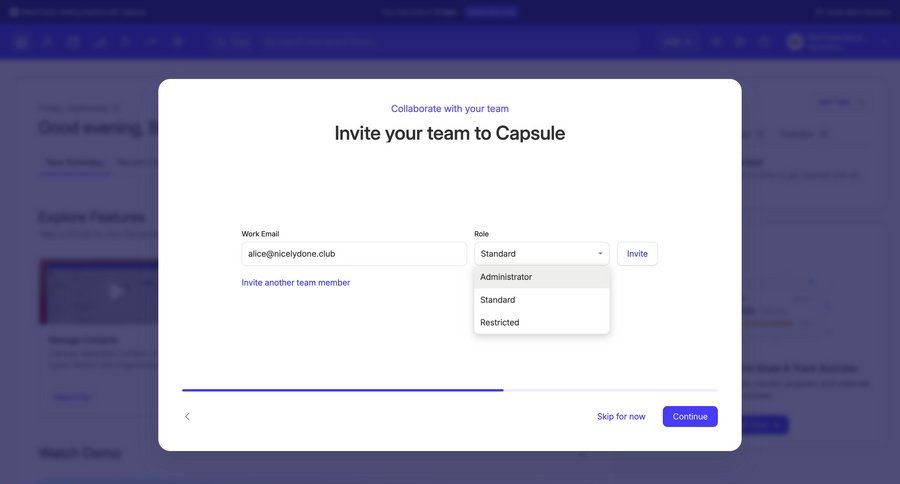 Capsule
			   ux ui design