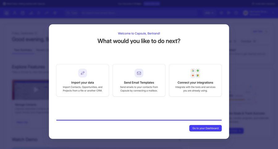 Capsule
			   ux ui design