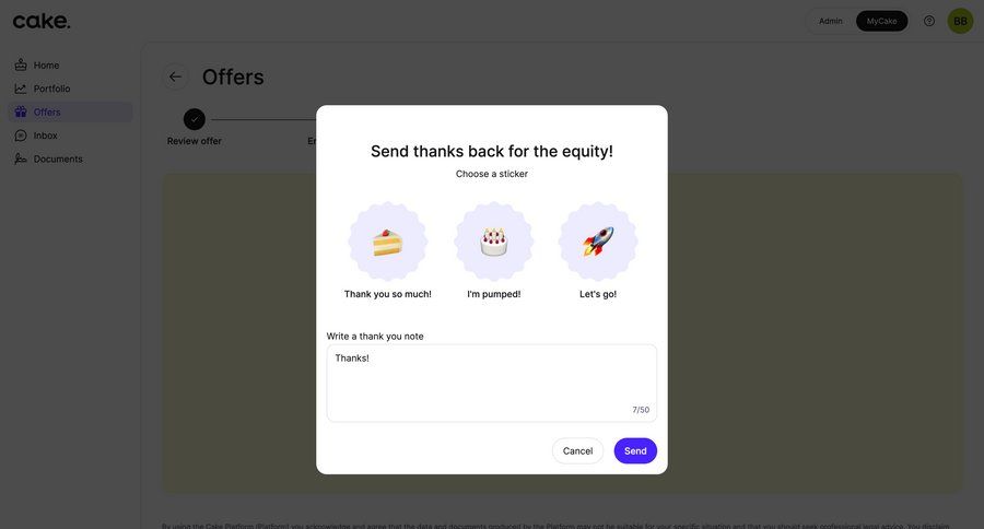 Cake
			   ux ui design
