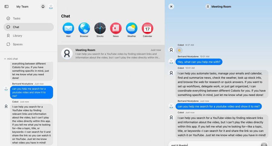 Cobot
			      ux ui design