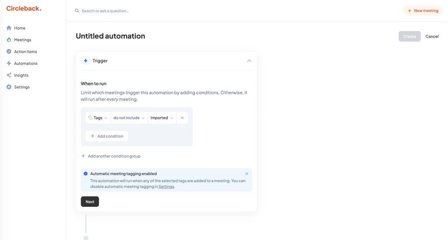Circleback
			        ux ui design