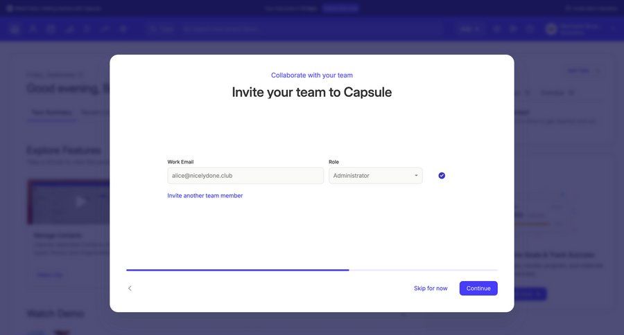 Capsule
			    ux ui design
