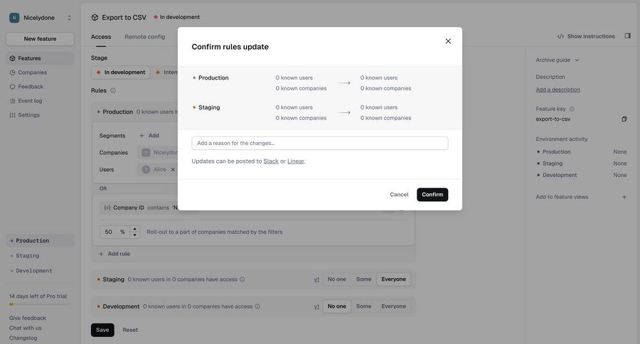 Reflag
			settings modal & popover edit confirmation configuration form confirmation ui page example