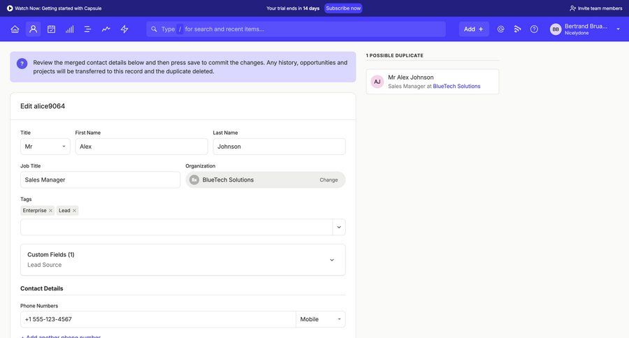 Capsule
			   ux ui design
