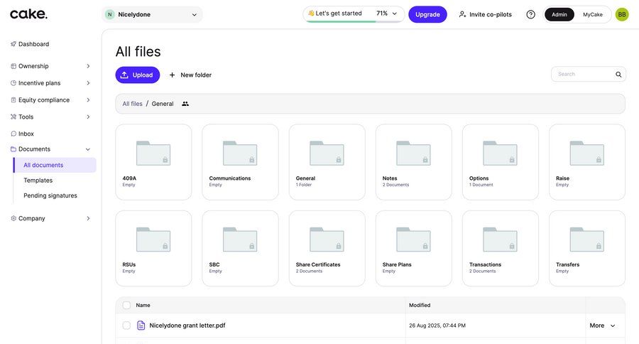 Cake
				home ui page example