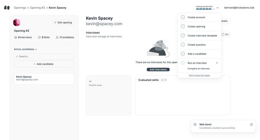Hireproof
			      ux ui design
