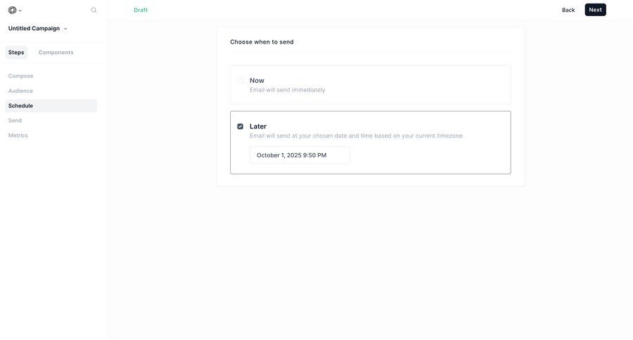 Loops screen example