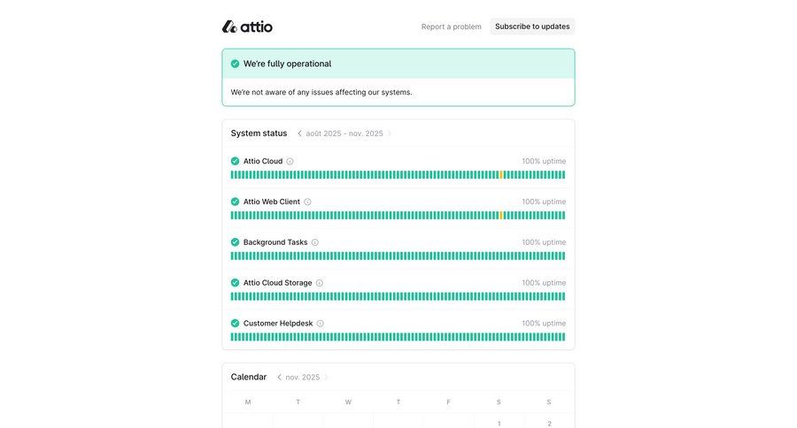 Attio
				calendars ui page example