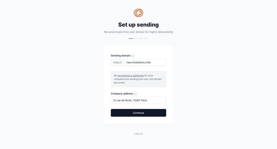 Loops screen example