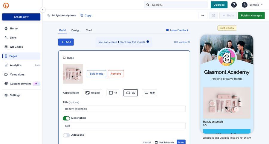 Bitly
			       ux ui design