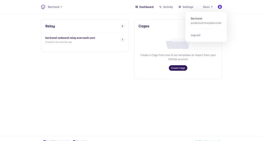 Evervault
			           ux ui design