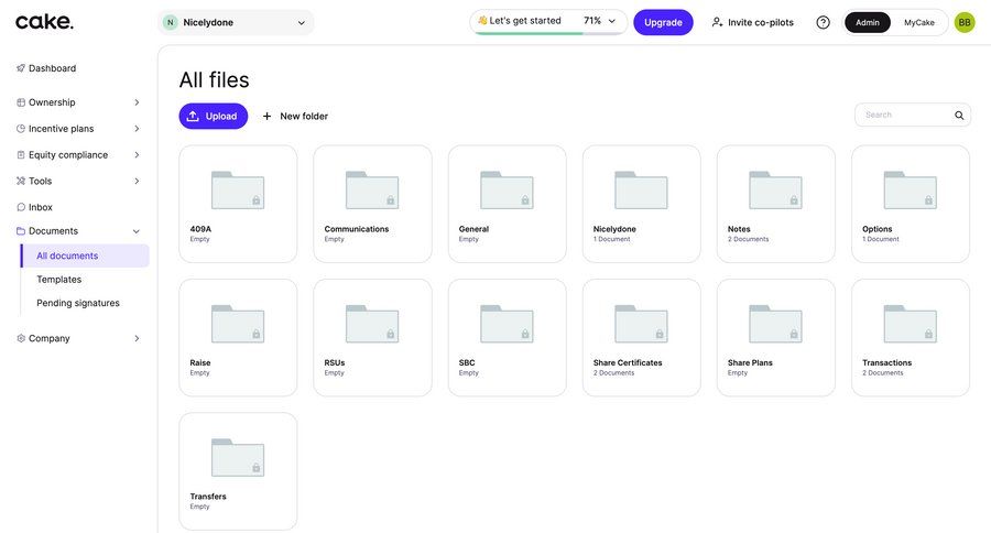 Cake
				list page example