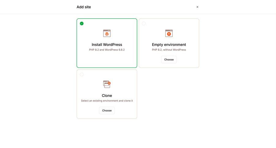 Kinsta screen example