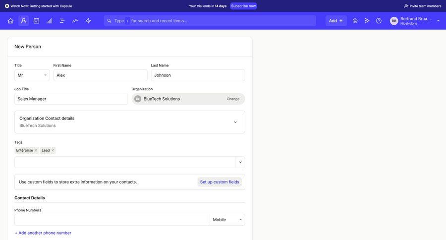 Capsule
			   ux ui design
