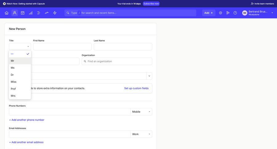 Capsule
			  ux ui design