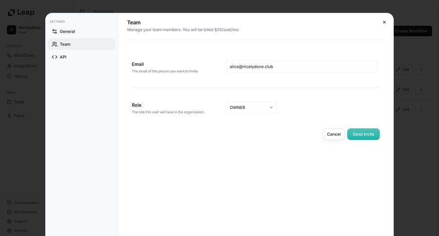 Leap
			   ux ui design