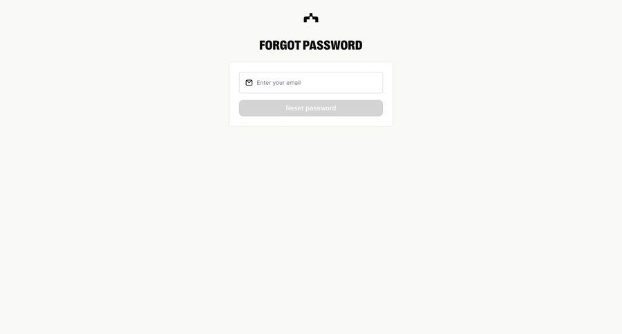 The org
				password reset ui page example