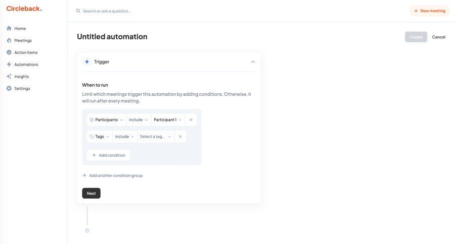 Circleback
			        ux ui design