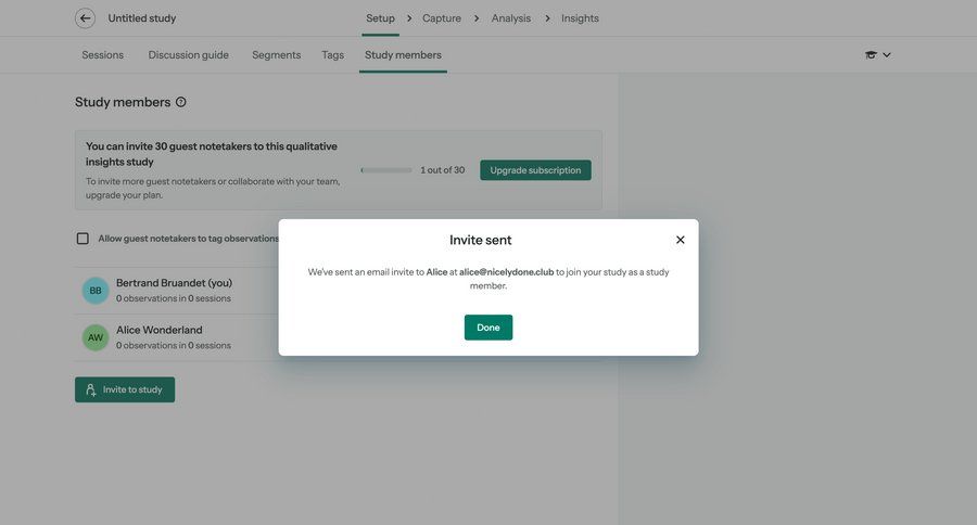 Optimal screen example