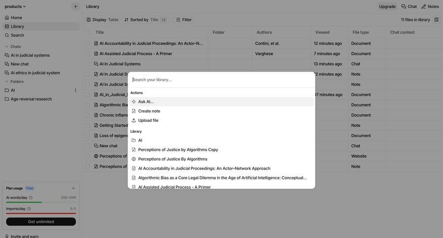 Anara screen example