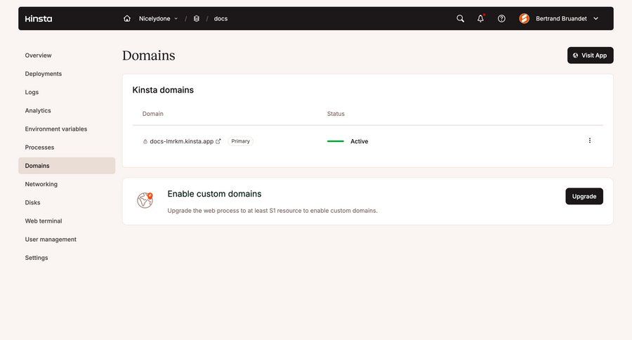 Kinsta
				settings ui page example