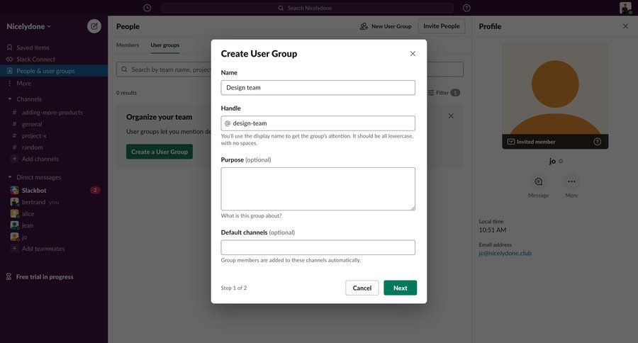 Slack
			      ux ui design