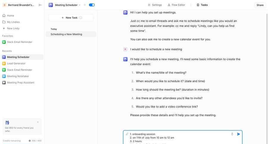 Lindy
			       ux ui design