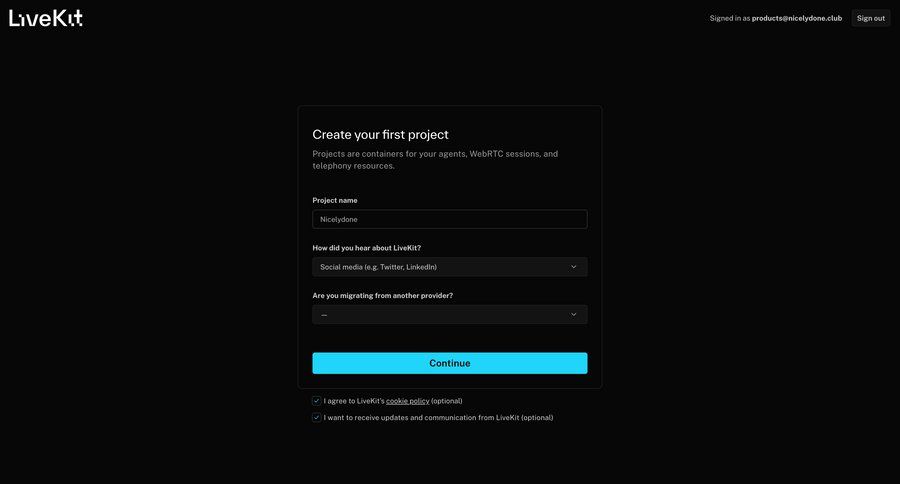 Livekit screen example