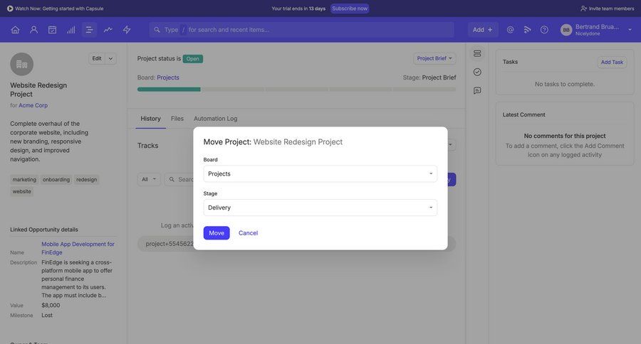 Capsule
			    ux ui design