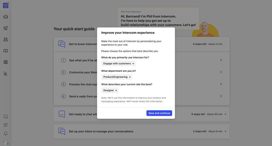 Intercom
			     ux ui design