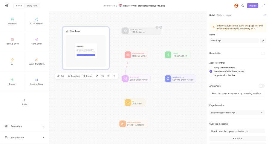 Tines
			          ux ui design