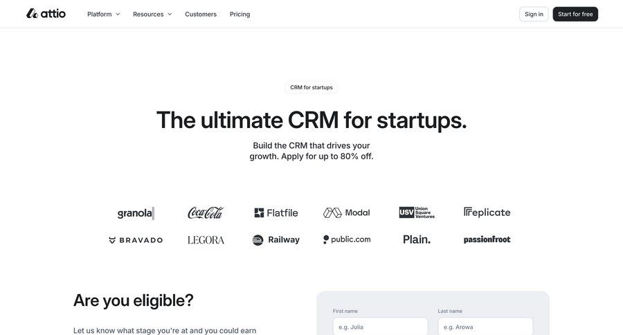 Attio
				form ui page example