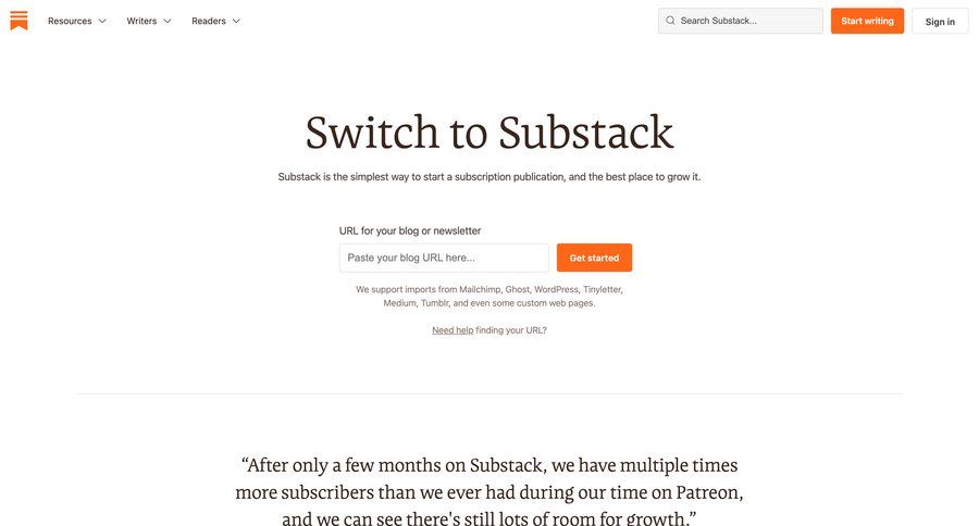 Substack UI screen examples | Nicelydone