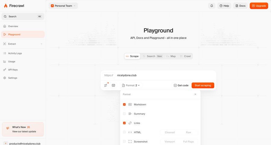 Firecrawl
			     ux ui design