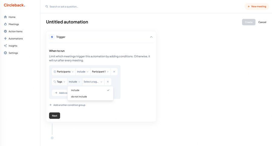 Circleback
			        ux ui design
