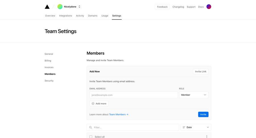 Vercel
			         ux ui design