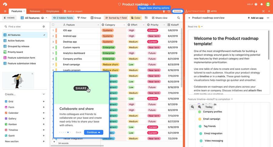Airtable
			 ux ui design