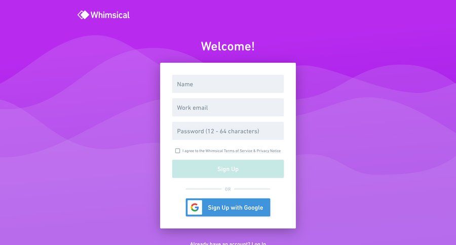 Whimsical
			      ux ui design