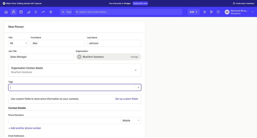 Capsule
			  ux ui design