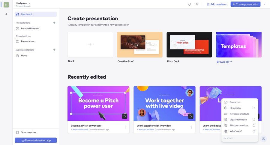 Pitch
			                 ux ui design