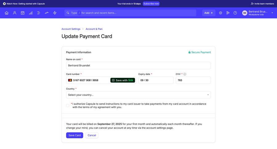 Capsule
			    ux ui design