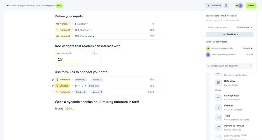 Decipad
			         ux ui design