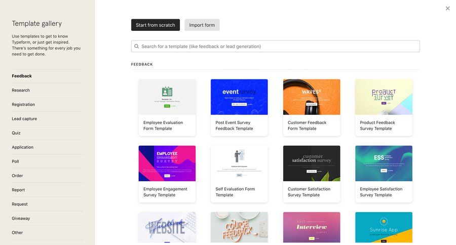 Typeform
			     ux ui design