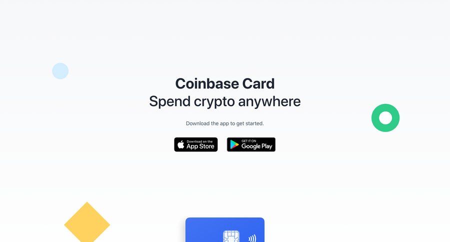 Coinbase UI screen examples
