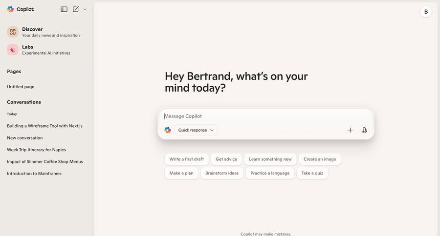 Copilot
			         ux ui design