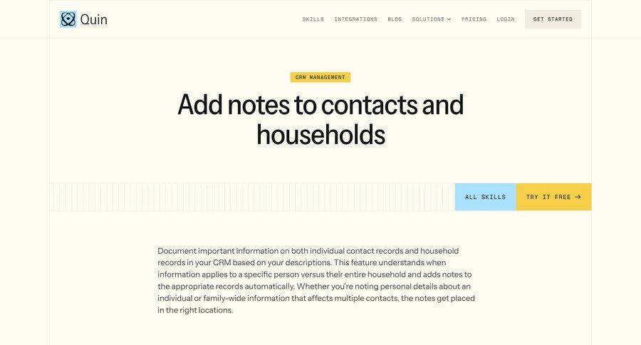 Quin
				collection ui page example