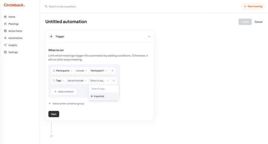 Circleback
			         ux ui design
